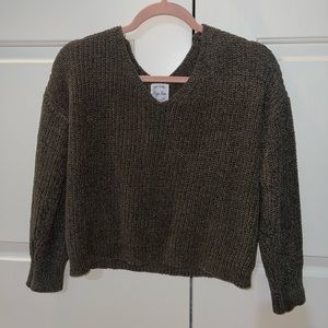 OLIVE GREEN SWEATER